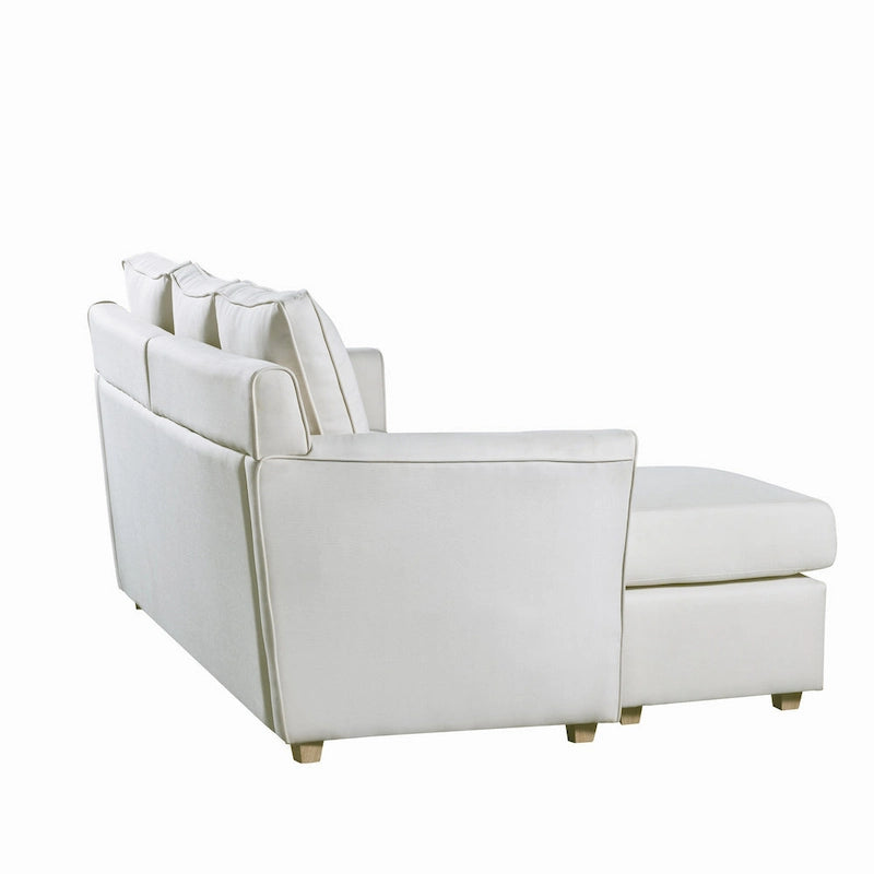 Golt L-förmiges Ecksofa mit Kunstlederbezug von Furniture of America