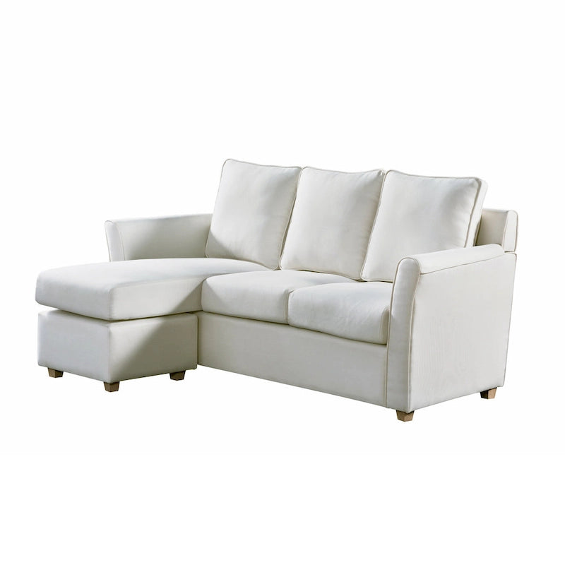 Golt L-förmiges Ecksofa mit Kunstlederbezug von Furniture of America