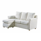 Golt L-förmiges Ecksofa mit Kunstlederbezug von Furniture of America