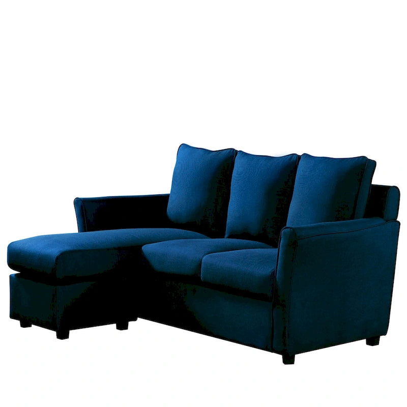 Golt L-förmiges Ecksofa mit Kunstlederbezug von Furniture of America