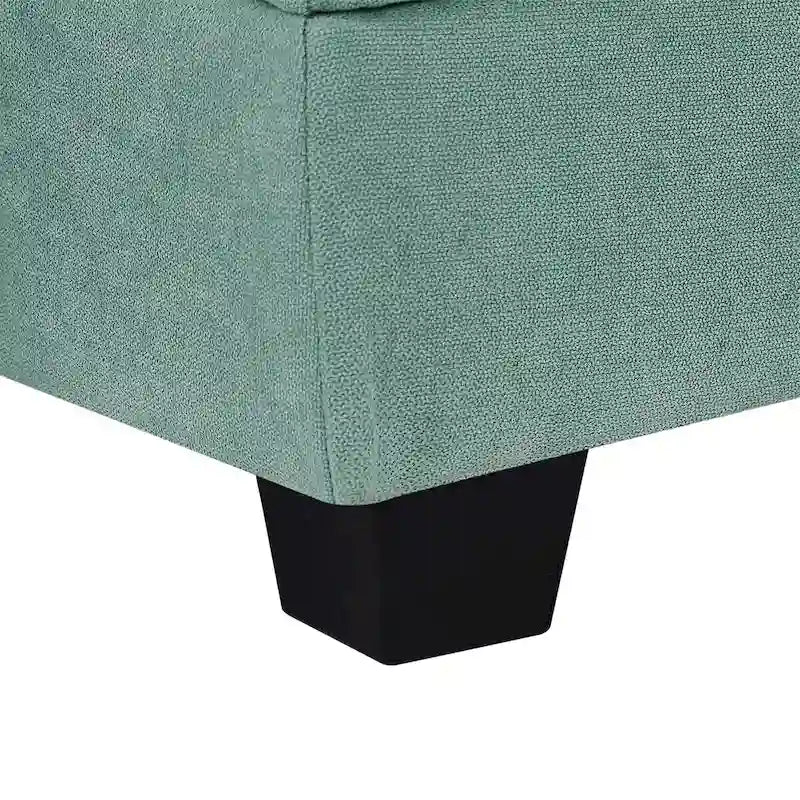 Merax U-förmiges, umwandelbares, modulares Sektions-Schlafsofa mit umkehrbarer Recamiere