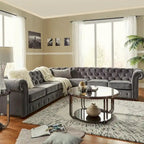 Knightsbridge Chesterfield Ecksofa von iNSPIRE Q Artisan