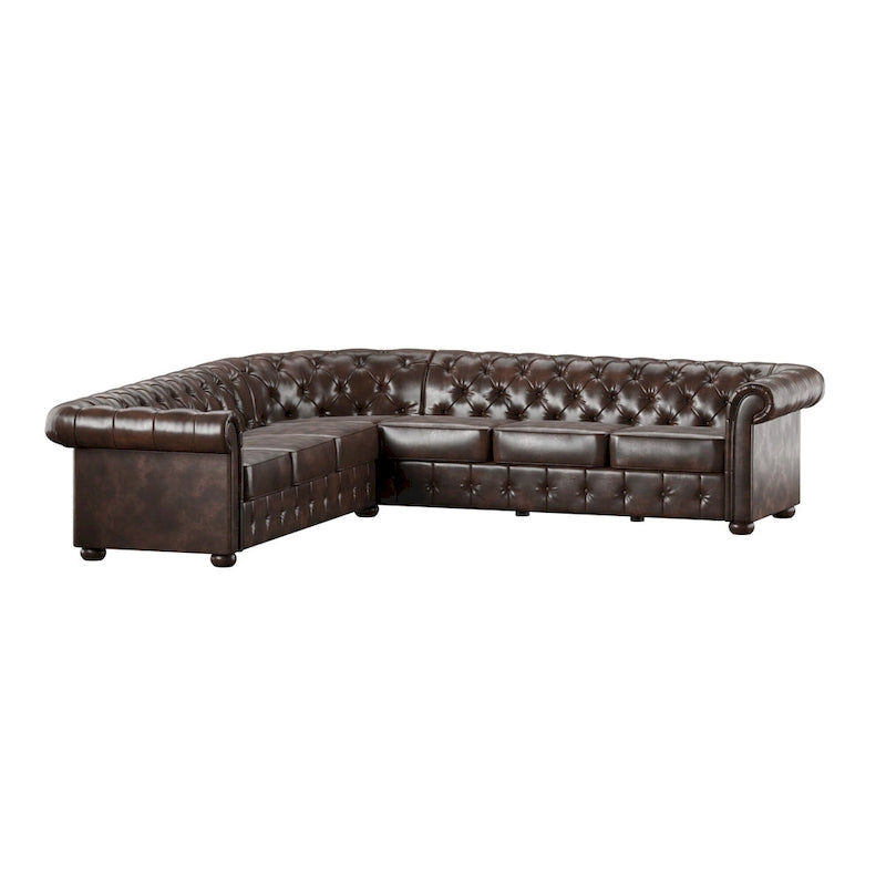 Knightsbridge Chesterfield Ecksofa von iNSPIRE Q Artisan