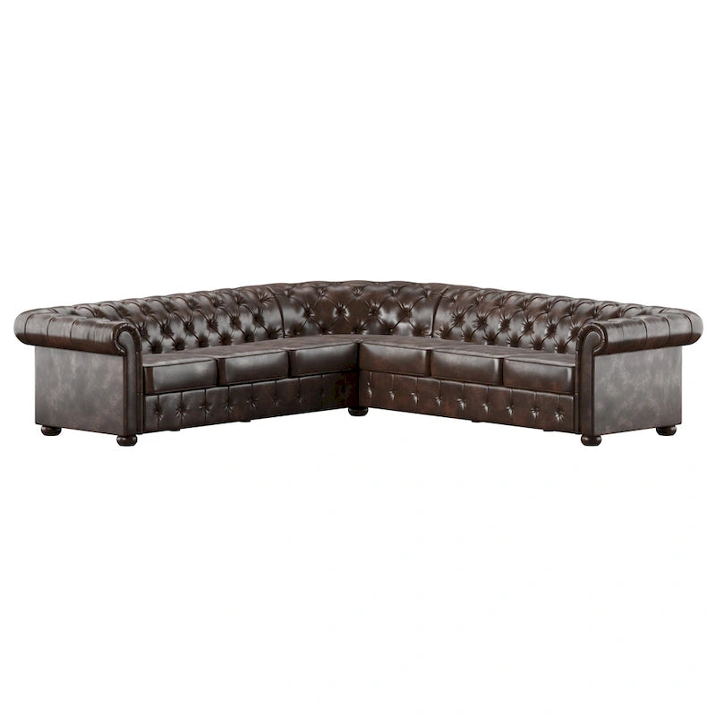 Knightsbridge Chesterfield Ecksofa von iNSPIRE Q Artisan