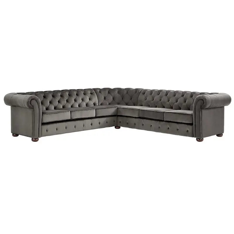Knightsbridge Chesterfield Ecksofa von iNSPIRE Q Artisan