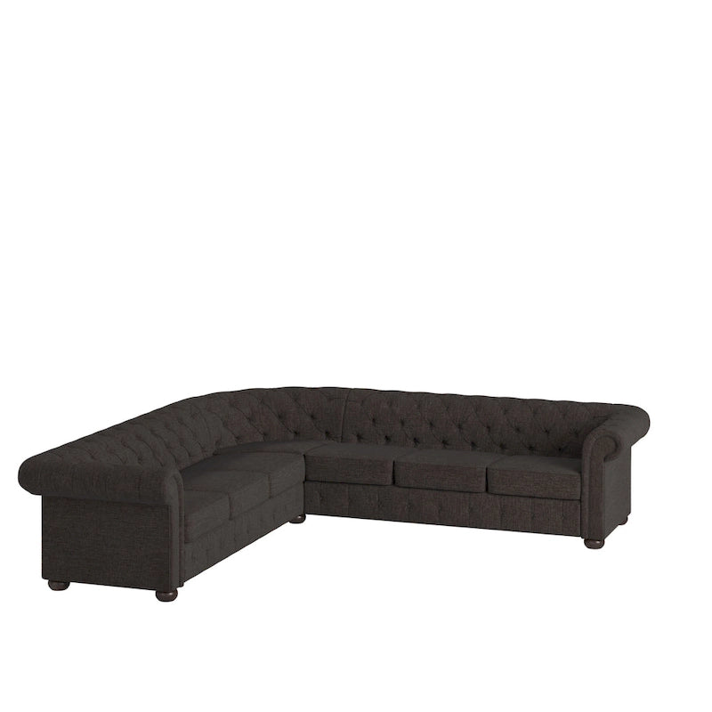 Knightsbridge Chesterfield Ecksofa von iNSPIRE Q Artisan