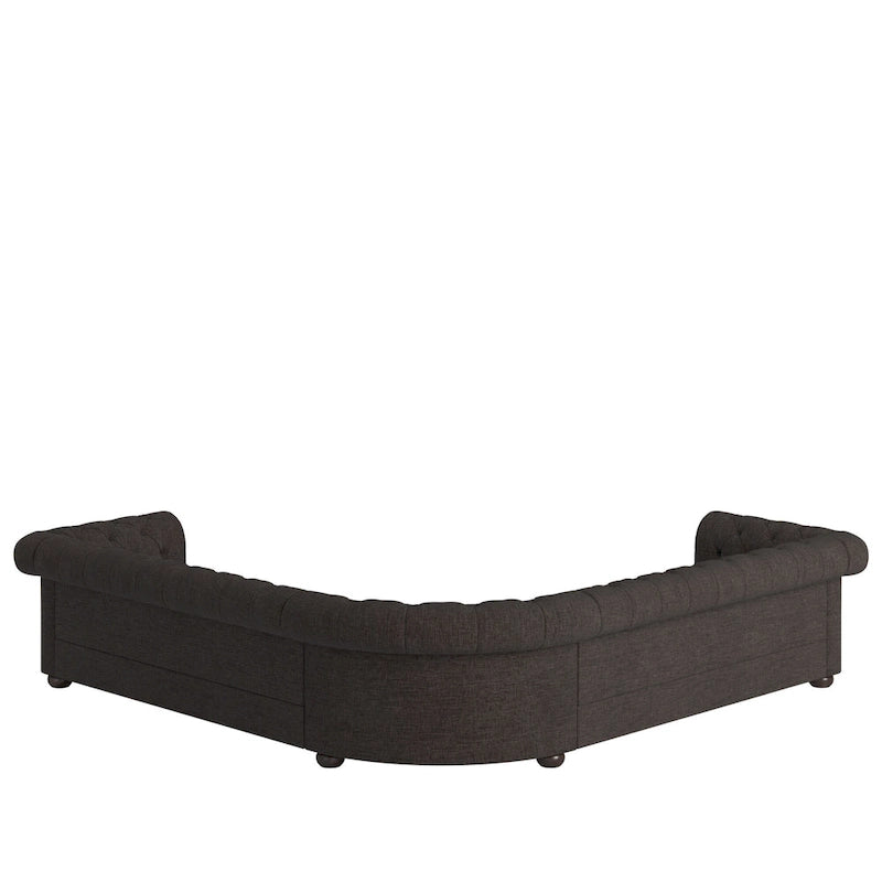 Knightsbridge Chesterfield Ecksofa von iNSPIRE Q Artisan