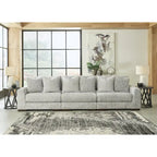 Signature Design by Ashley Regent Park Pewter 3-Piece Sofa - 137W x 44D x 39H