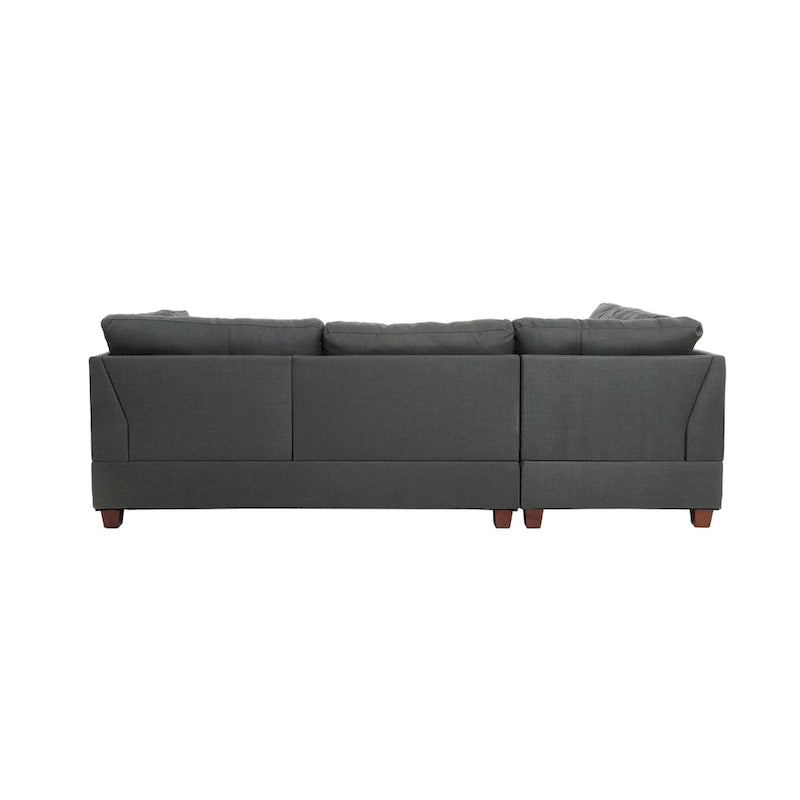 Bobkona Chaise Polsterbezogene, 3-teilige, umkehrbare Ecksofa-Garnitur