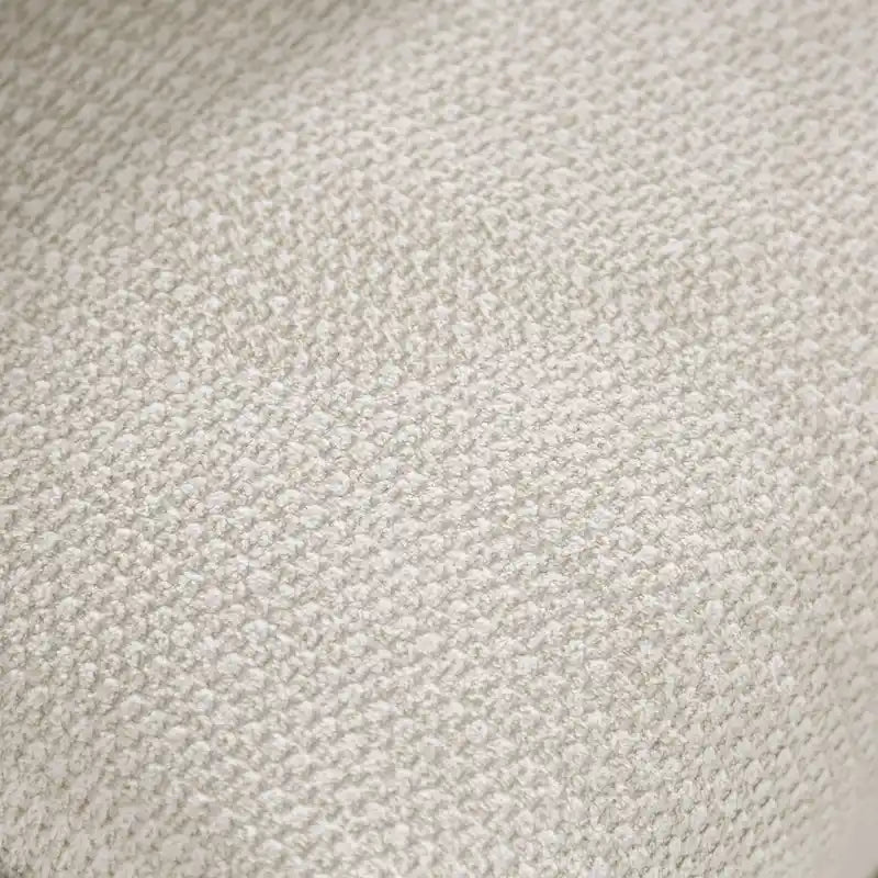 Swik Ecksofa von Furniture of America, L-förmig, aus elfenbeinfarbenem Chenille, modern