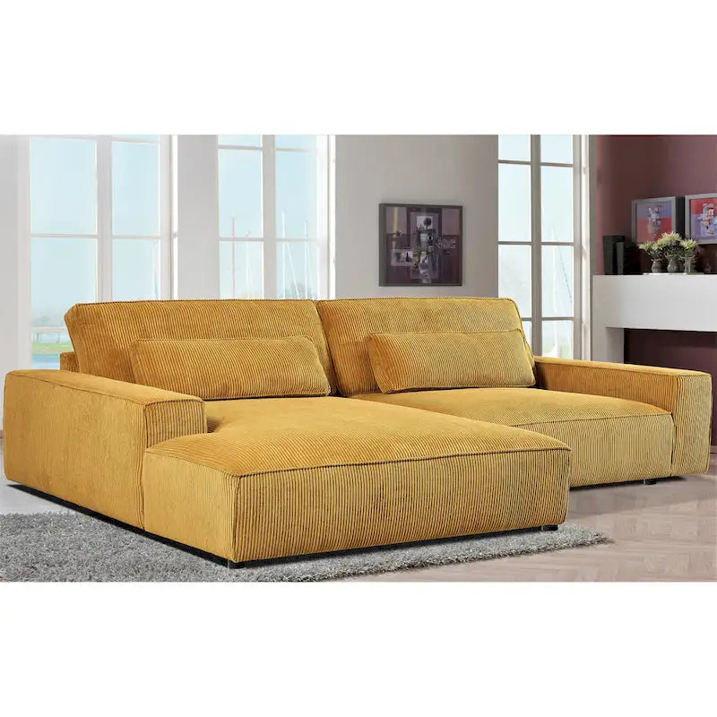 US Pride Furniture 105.52 Zoll Facing Chaise Schnittsofa XXL-Sofa