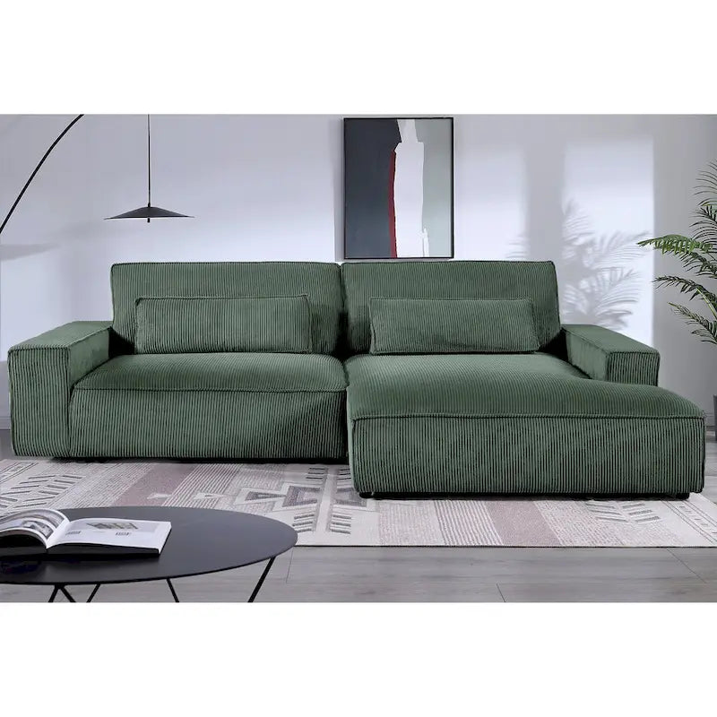US Pride Furniture 105.52 Zoll Facing Chaise Schnittsofa XXL-Sofa