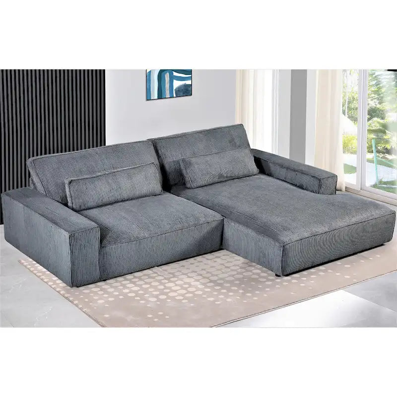 US Pride Furniture 105.52 Zoll Facing Chaise Schnittsofa XXL-Sofa