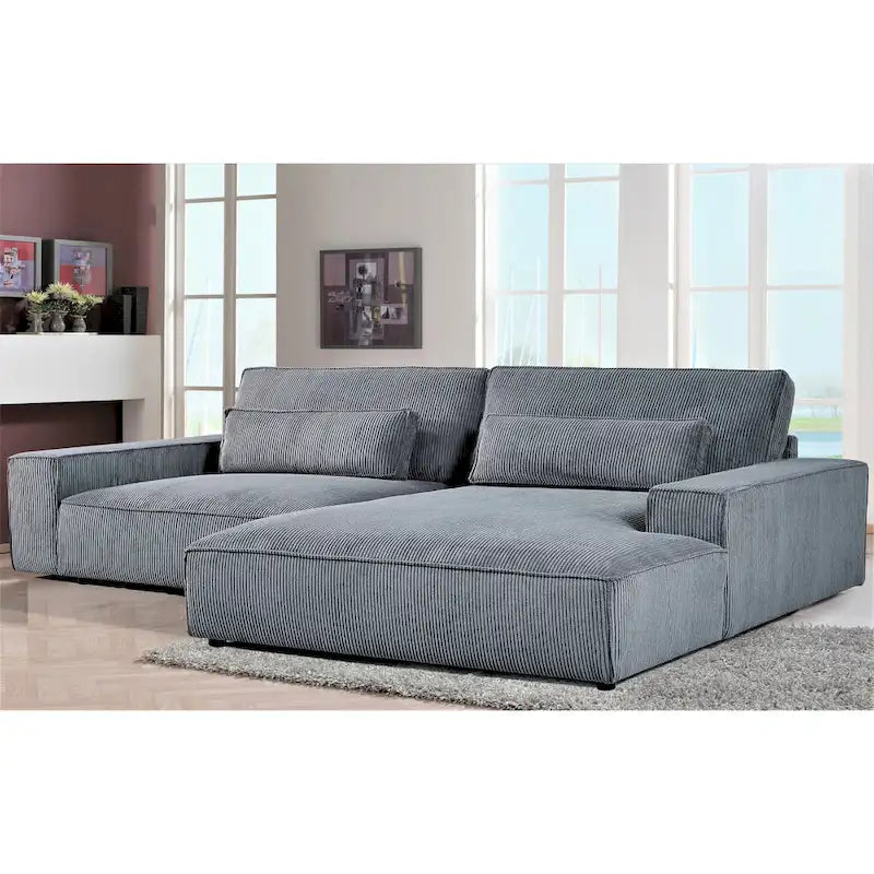 US Pride Furniture 105.52 Zoll Facing Chaise Schnittsofa XXL-Sofa