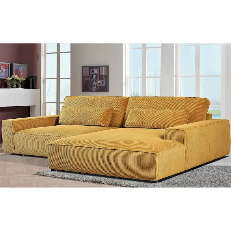 US Pride Furniture 105.52 Zoll Facing Chaise Schnittsofa XXL-Sofa