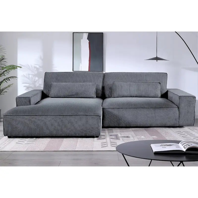 US Pride Furniture 105.52 Zoll Facing Chaise Schnittsofa XXL-Sofa