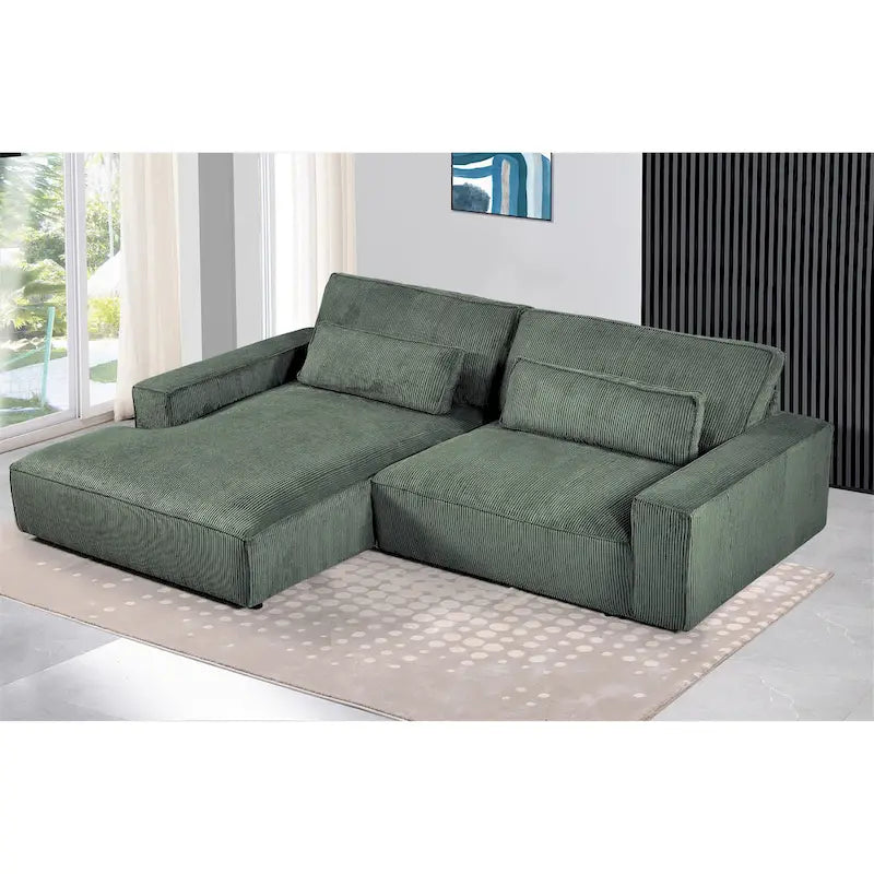 US Pride Furniture 105.52 Zoll Facing Chaise Schnittsofa XXL-Sofa