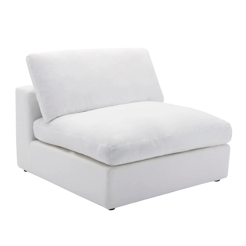 Roundhill Furniture Rivas Zeitgenössisches 6-teiliges Modulsofa mit Federfüllung