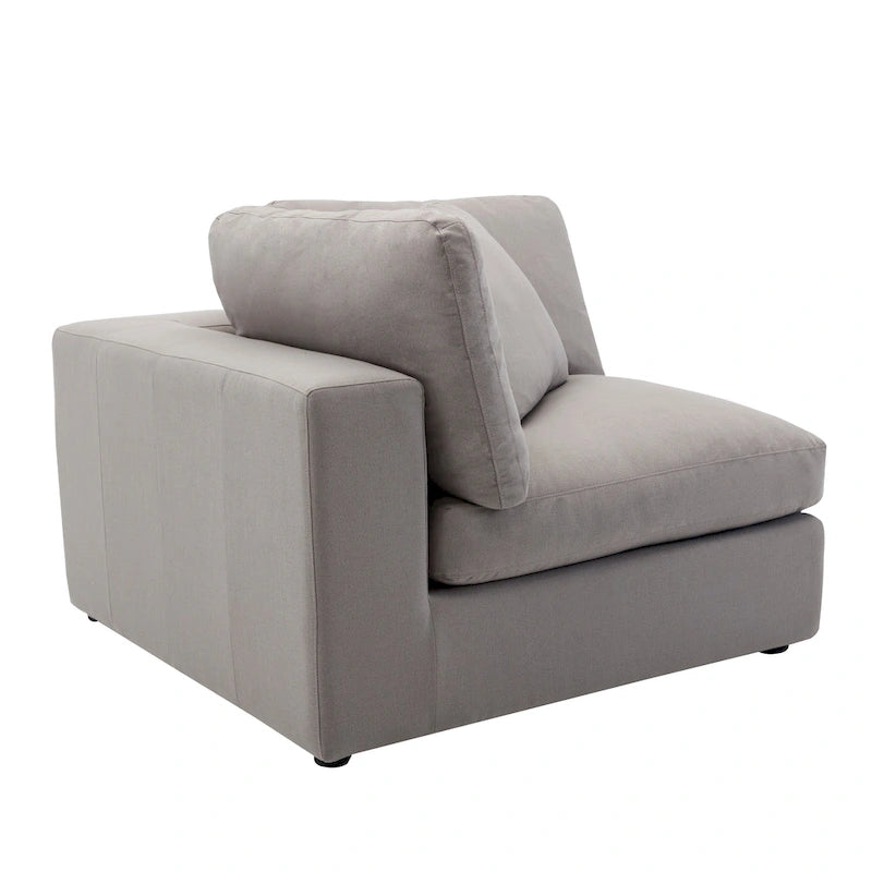 Roundhill Furniture Rivas Zeitgenössisches 6-teiliges Modulsofa mit Federfüllung
