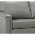 Malibu Ecksofa aus Narbenleder - 122,5 x 85 x 36,5 x 35