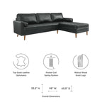 Valour 98 Ledersofa (Ecksofa)