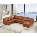 Hydeline Dillon Echtleder-Ecksofa mit Chaiselongue (rechtsseitig)