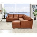 Hydeline Dillon Echtleder-Ecksofa mit Chaiselongue (rechtsseitig)