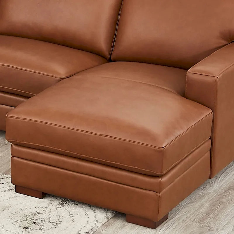 Hydeline Dillon Echtleder-Ecksofa mit Chaiselongue (rechtsseitig)