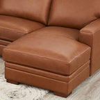 Hydeline Dillon Echtleder-Ecksofa mit Chaiselongue (rechtsseitig)
