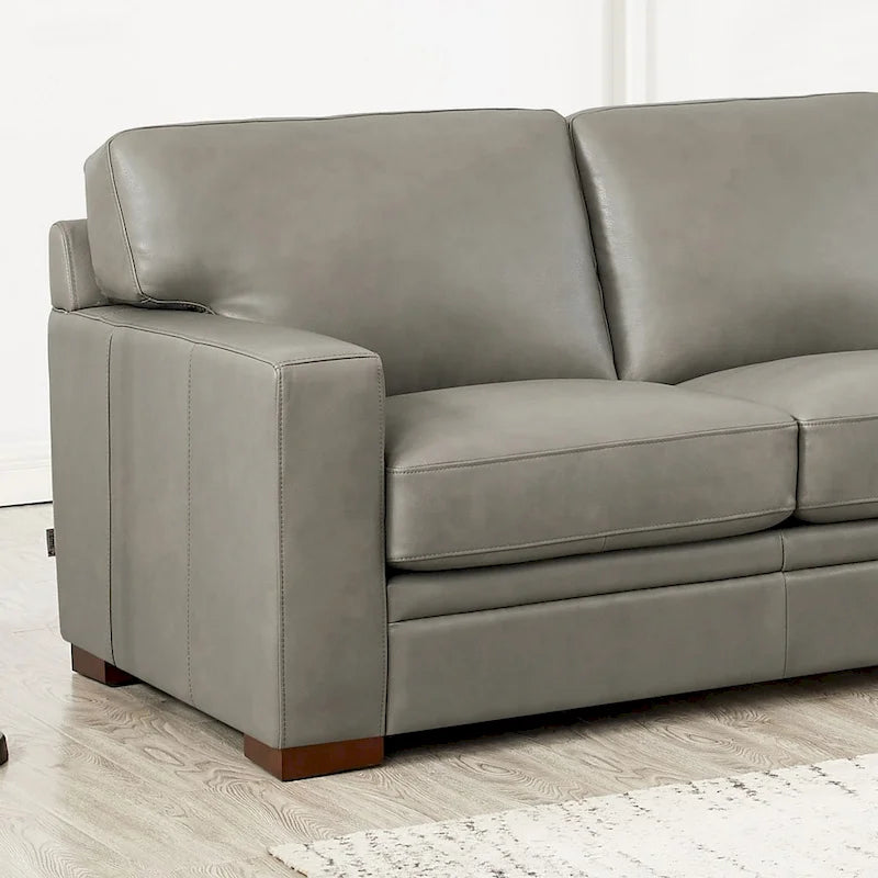 Hydeline Dillon Echtleder-Ecksofa mit Chaiselongue (rechtsseitig)