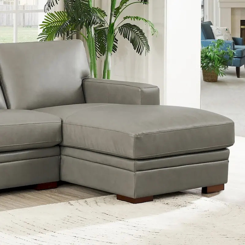Hydeline Dillon Echtleder-Ecksofa mit Chaiselongue (rechtsseitig)