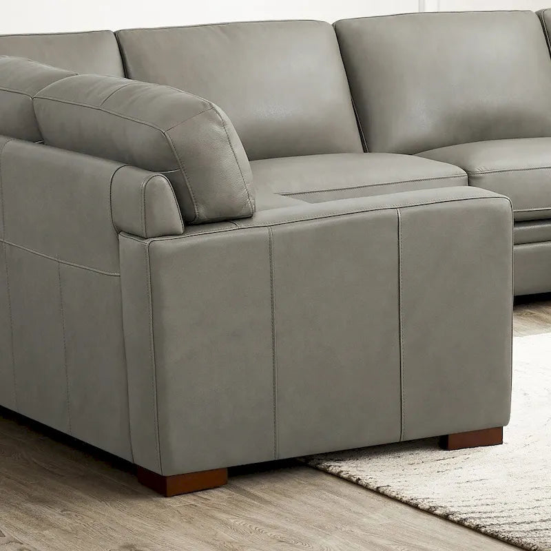 Hydeline Dillon Echtleder-Ecksofa mit Chaiselongue (rechtsseitig)