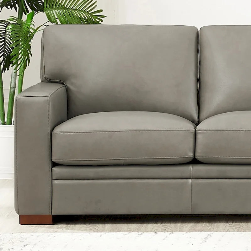 Hydeline Dillon Echtleder-Ecksofa mit Chaiselongue (rechtsseitig)