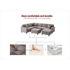 Flexibles Kombinationsmodul umwandelbares Ecksofa