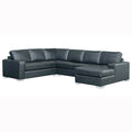 Mitchell modernes Premium Sofa mit italienischem Echtlederbezug