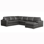Mitchell modernes Premium Sofa mit italienischem Echtlederbezug