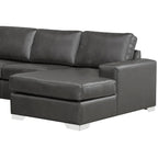 Mitchell modernes Premium Sofa mit italienischem Echtlederbezug