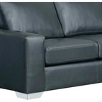 Mitchell modernes Premium Sofa mit italienischem Echtlederbezug
