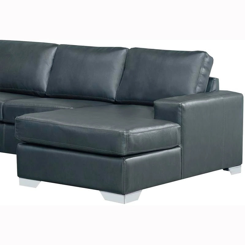 Mitchell modernes Premium Sofa mit italienischem Echtlederbezug