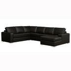 Mitchell modernes Premium Sofa mit italienischem Echtlederbezug