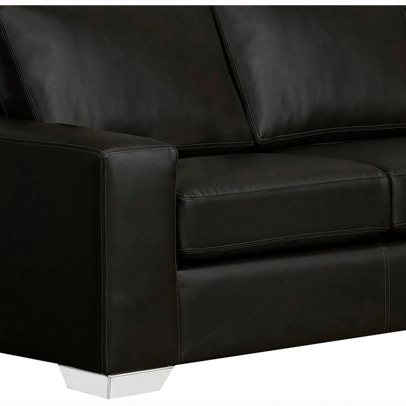 Mitchell modernes Premium Sofa mit italienischem Echtlederbezug