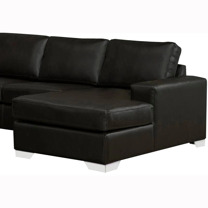 Mitchell modernes Premium Sofa mit italienischem Echtlederbezug