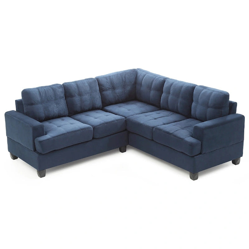 Sandridge 80 Zoll B 2-teiliges Mikrofasersofa in L-Form – 80L x 80B x 36H