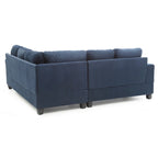 Sandridge 80 Zoll B 2-teiliges Mikrofasersofa in L-Form – 80L x 80B x 36H