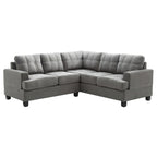 Sandridge 80 Zoll B 2-teiliges Mikrofasersofa in L-Form – 80L x 80B x 36H