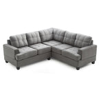 Sandridge 80 Zoll B 2-teiliges Mikrofasersofa in L-Form – 80L x 80B x 36H