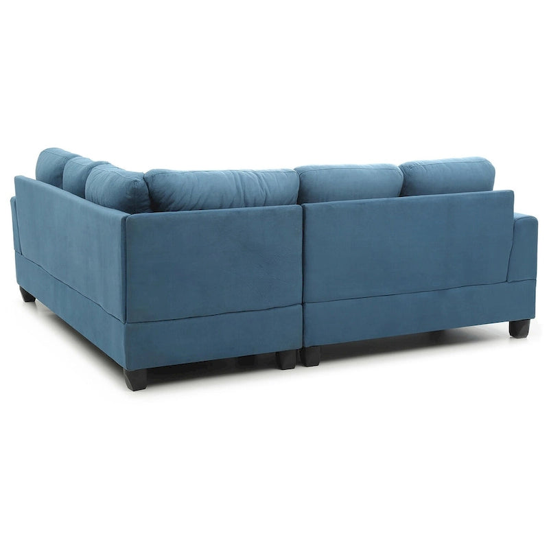 Sandridge 80 Zoll B 2-teiliges Mikrofasersofa in L-Form – 80L x 80B x 36H