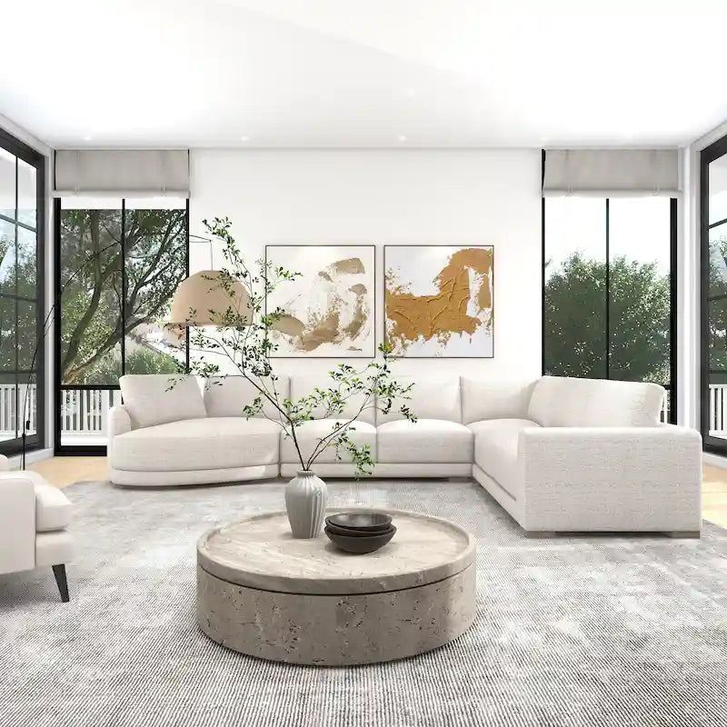Laguna 165,5 L-förmiges modulares Sofa mit Récamiere