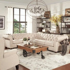 Knightsbridge Chesterfield Ecksofa von iNSPIRE Q Artisan