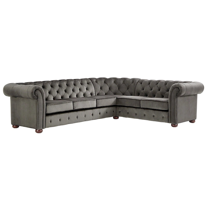 Knightsbridge Chesterfield Ecksofa von iNSPIRE Q Artisan